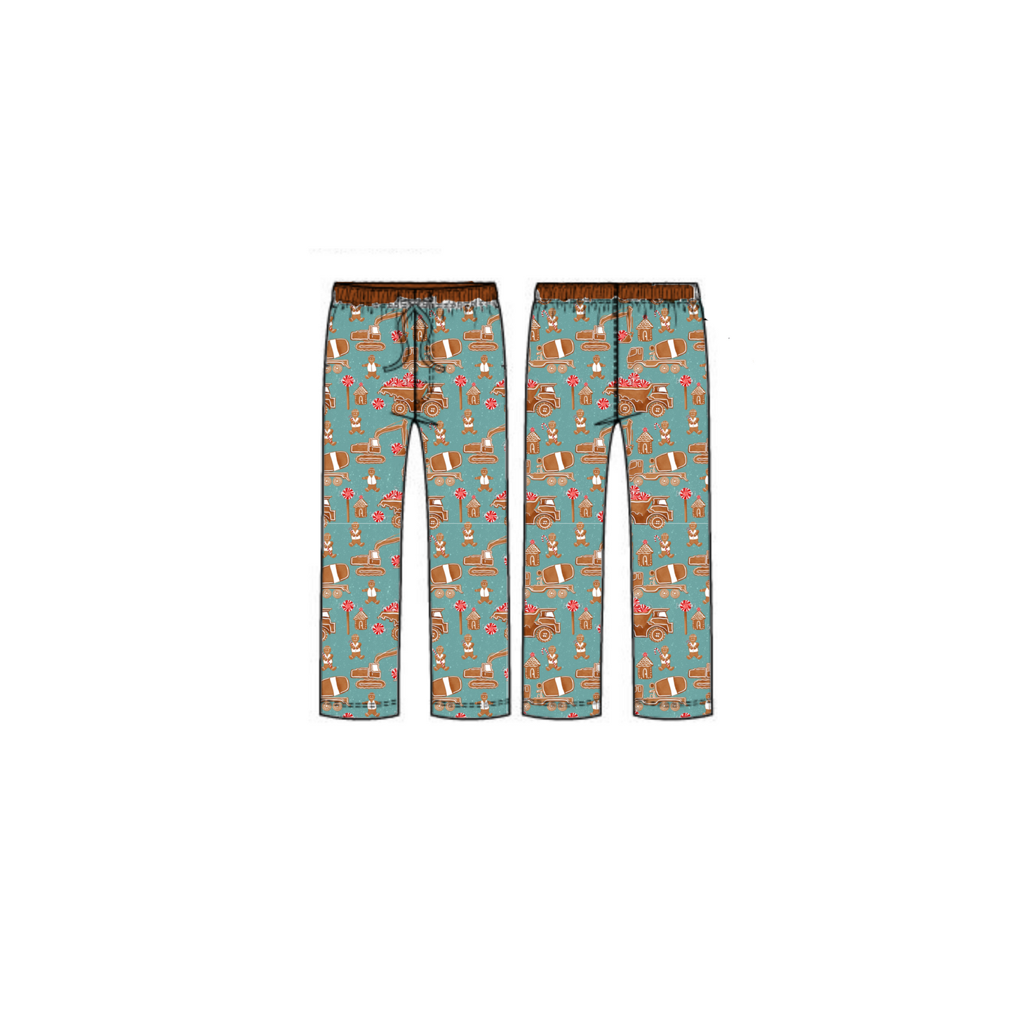 Cookie Construction PJ Pants *READY TO SHIP*
